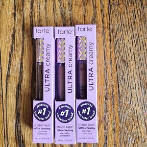 3X Tarte Shape Tape Ultra Creamy Concealer - 60H Mahogany Honey Travel Size